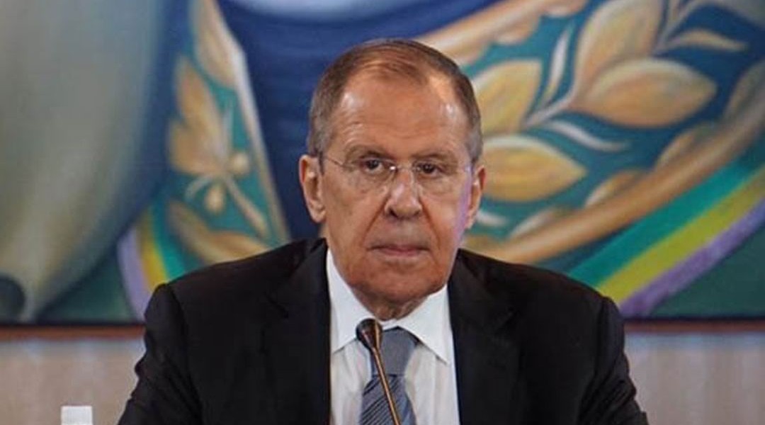 O ministro russo de Assuntos Exteriores, Serguei Lavrov