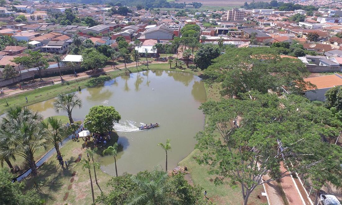 Cidade de Serrana no interior de São Paulo