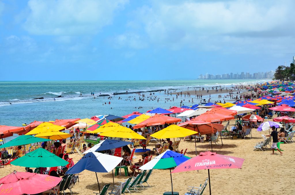 Movimentação na Praia 