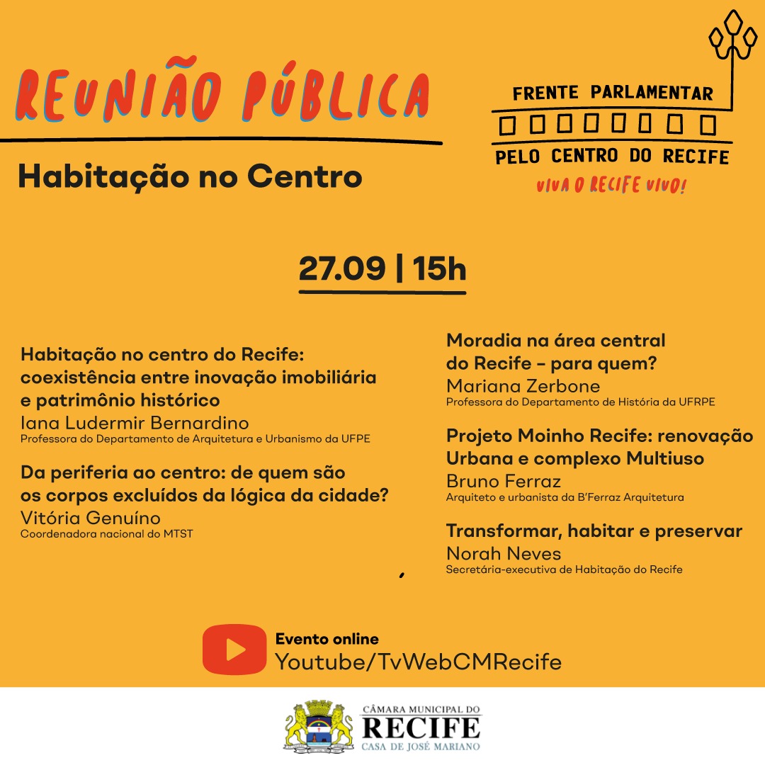 Evento na Câmara do Recife