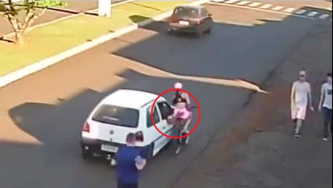 Ciclista é vítima de assédio