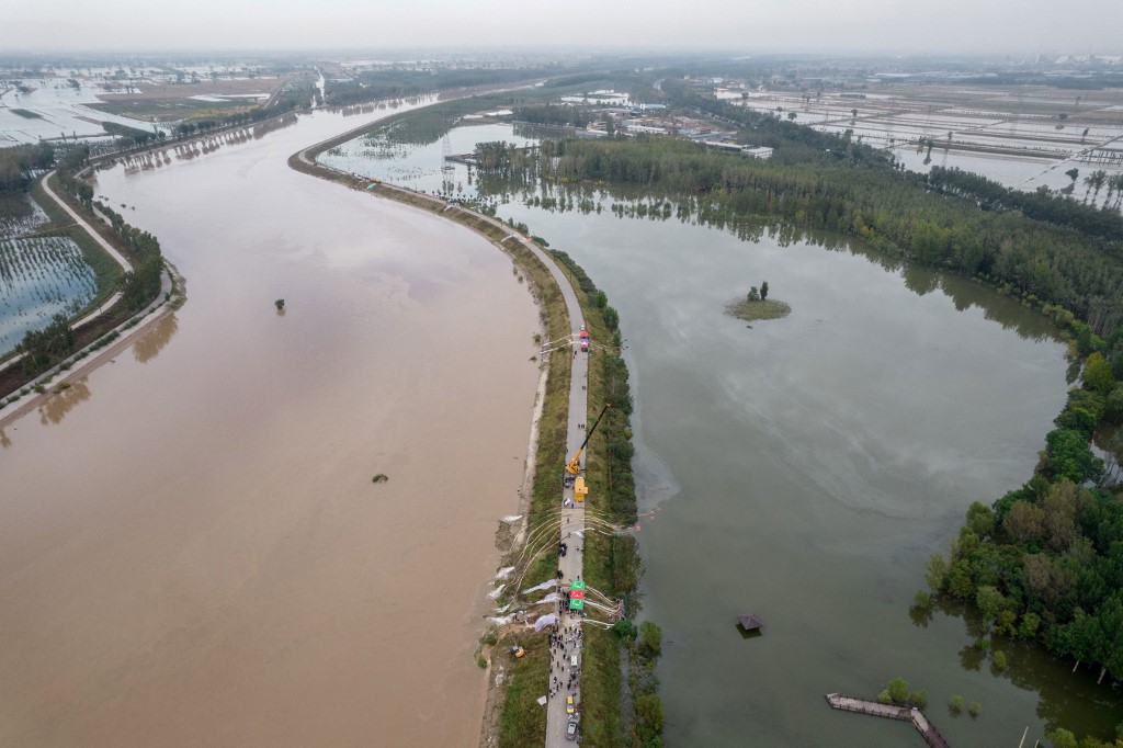 Inundação no norte da China