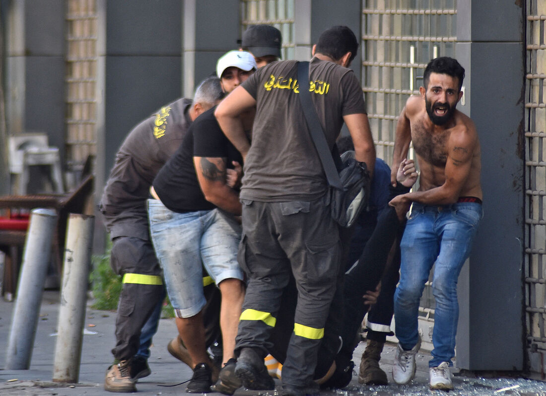 Mortos e feridos em protesto no Líbano