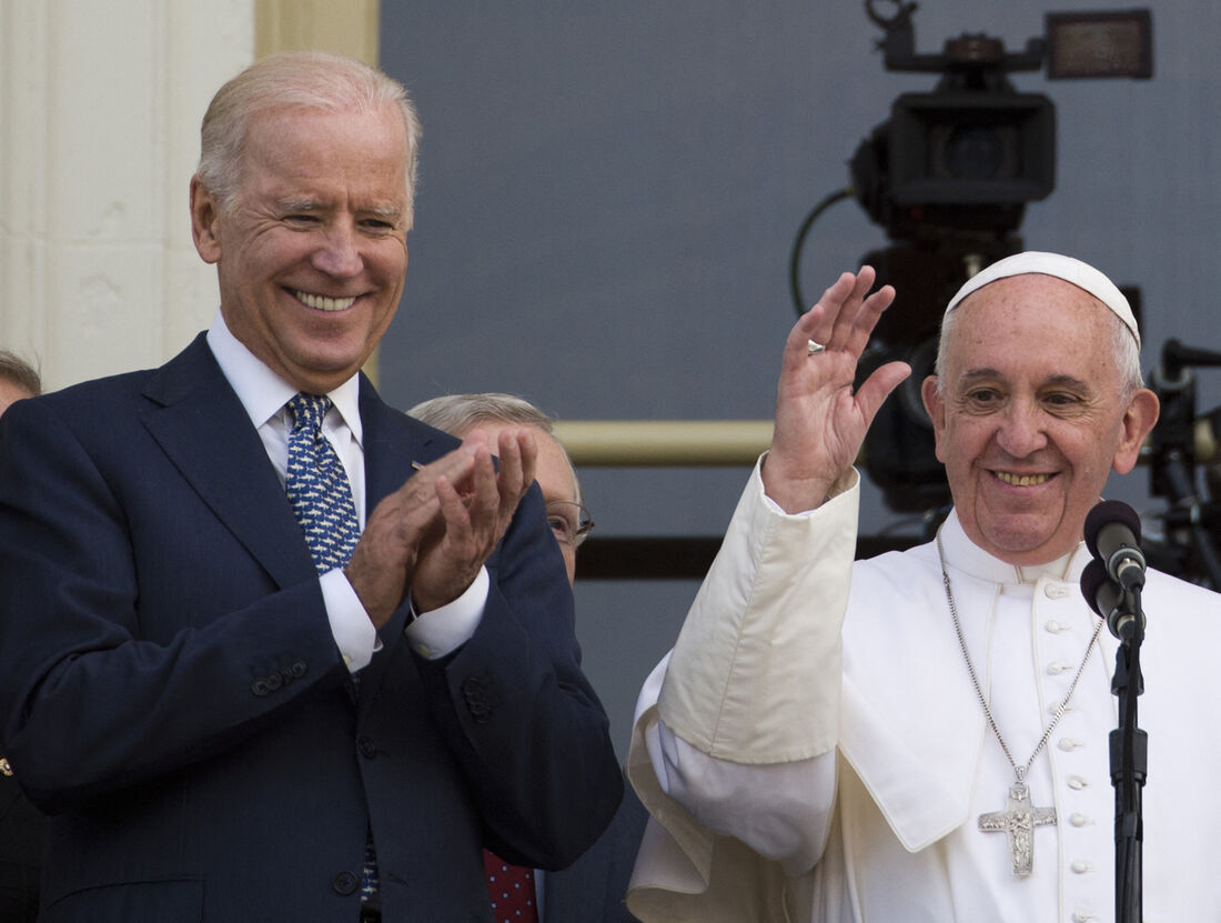 Presidente estadunidense, Joe Biden e Papa Francisco