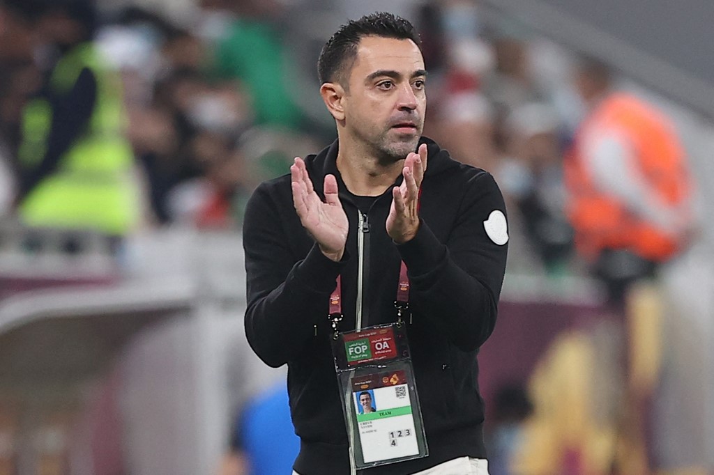 Xavi, treinador do Al-Sadd, do Catar