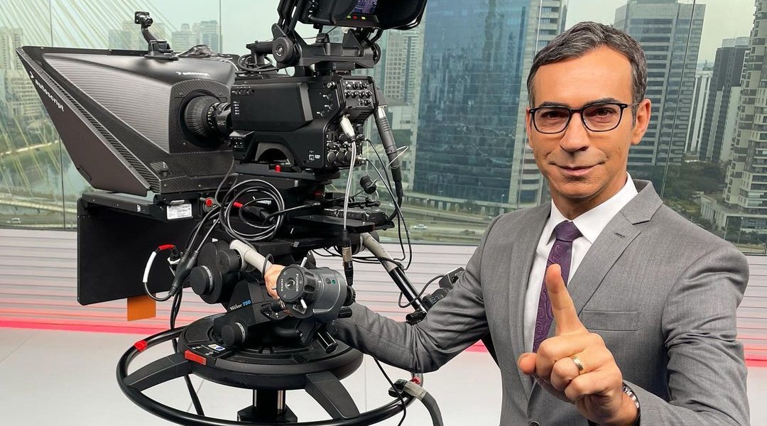 César Tralli compartilhou vídeo de ''invasão'' na cozinha do Mais Você