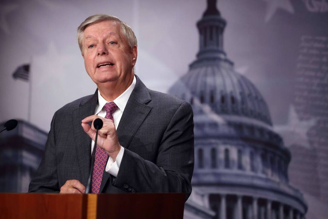  O senador americano Lindsey Graham 