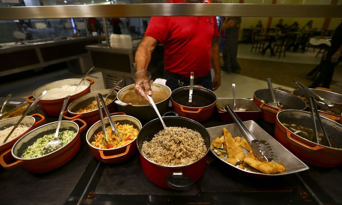 Alimentação em restaurante 