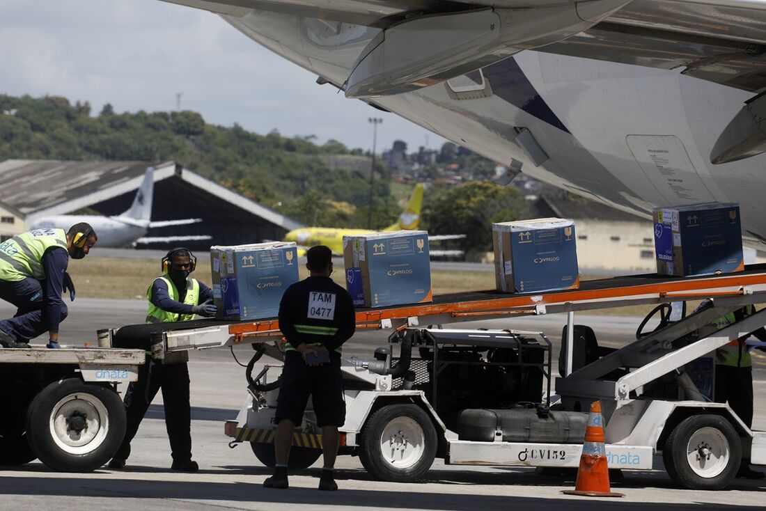 Vacina da Pfizer contra a Covid-19 chega a Pernambuco