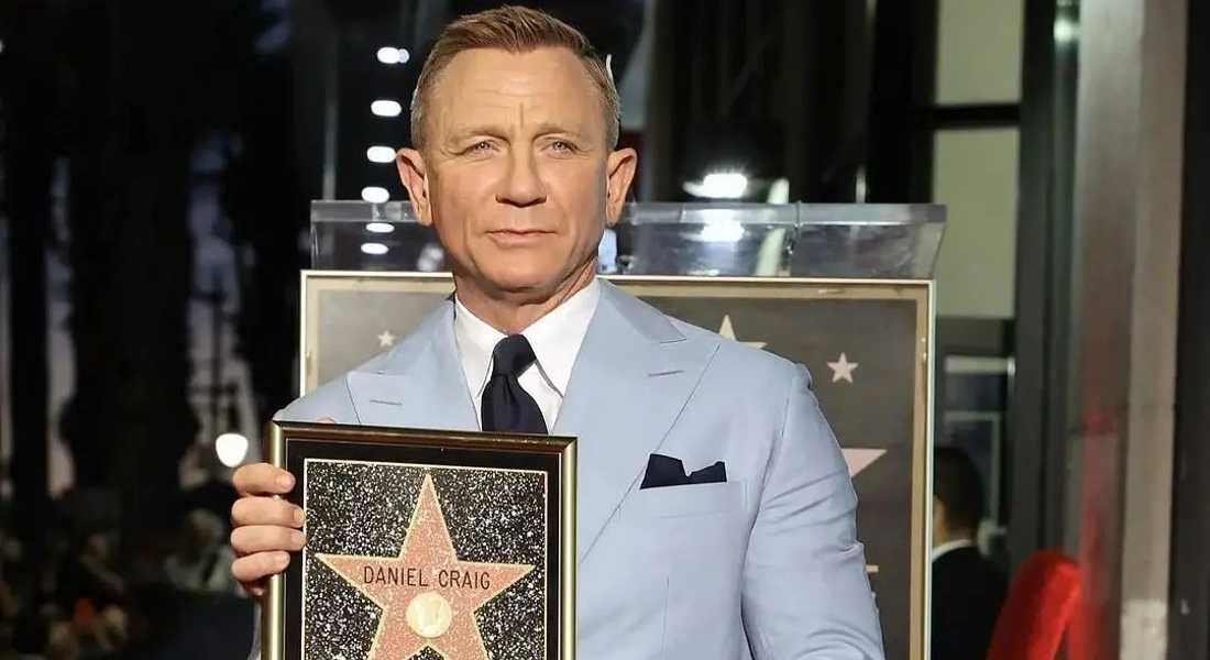 Daniel Craig ganha o seu nome na Calçada da Fama, em Hollywood 