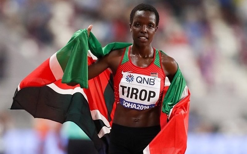 Agnes Tirop, atleta queniana