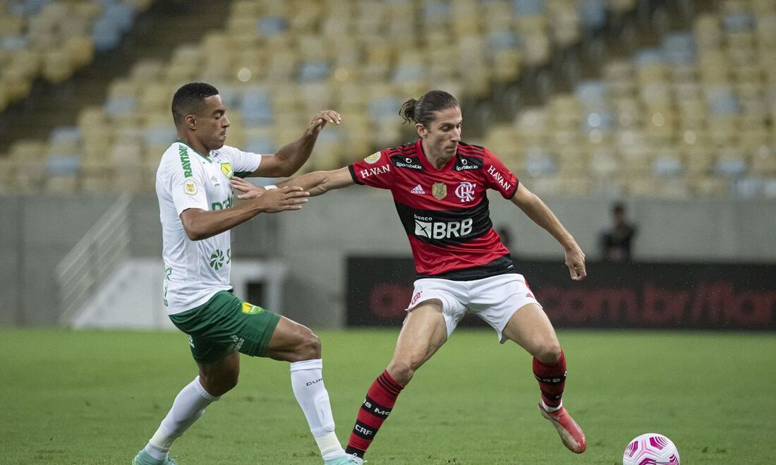 Filipe Luís, lateral esquerdo do Flamengo