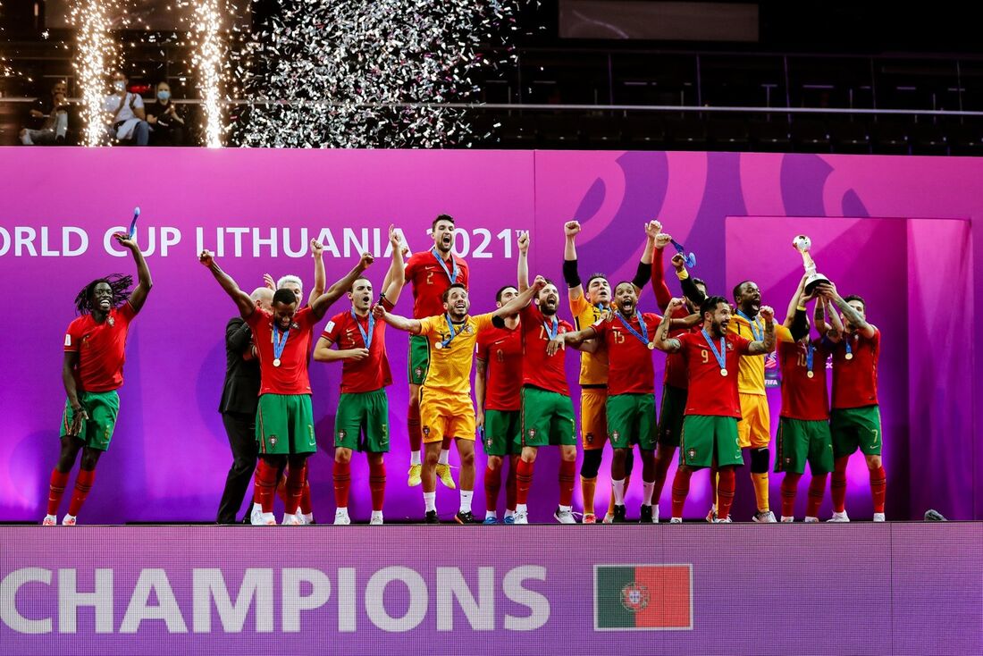 Portugal vence a Argentina e é campeão no Futsal