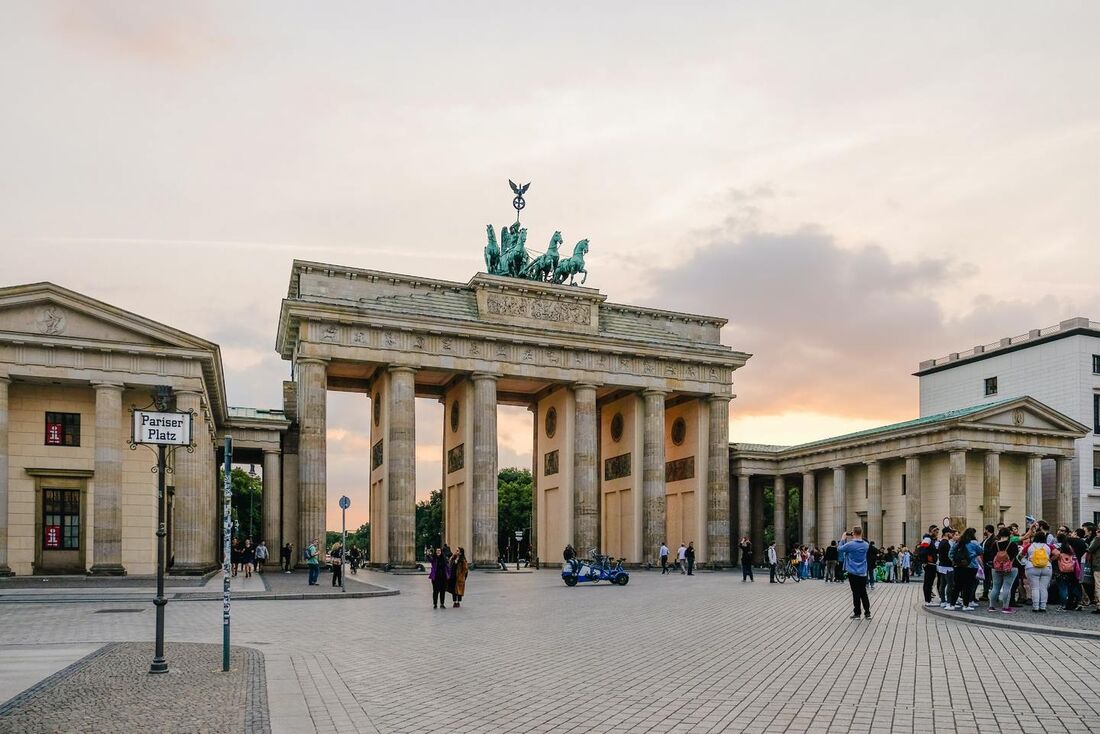 Portão de Brandenburgo em Berlin