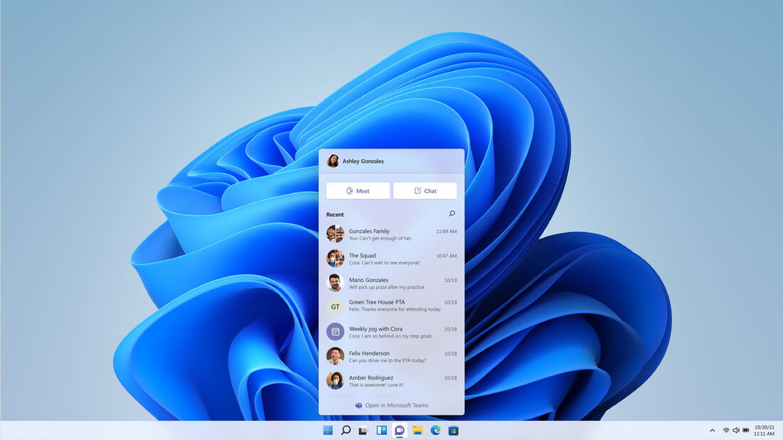Microsoft Teams no Windows 11