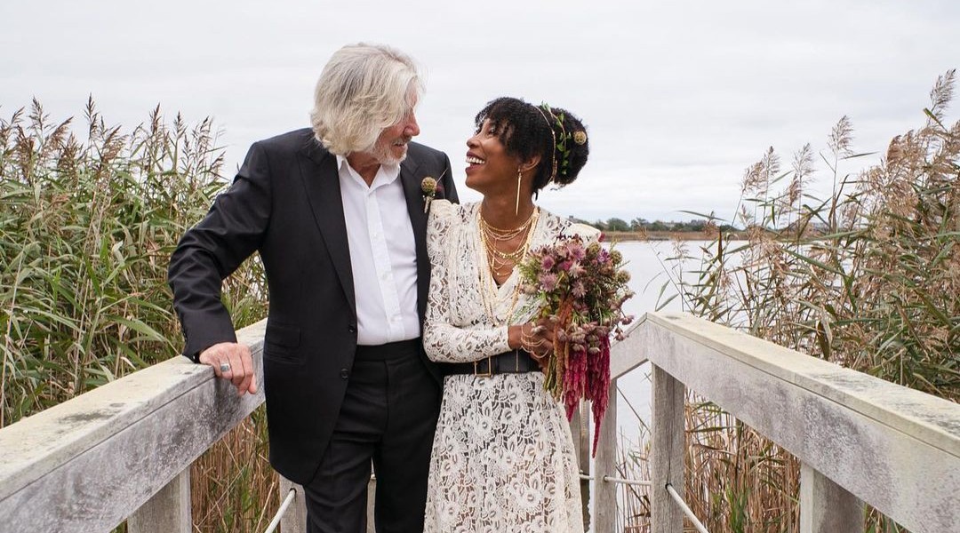 Roger Waters e sua esposa, Kamilah Chavis