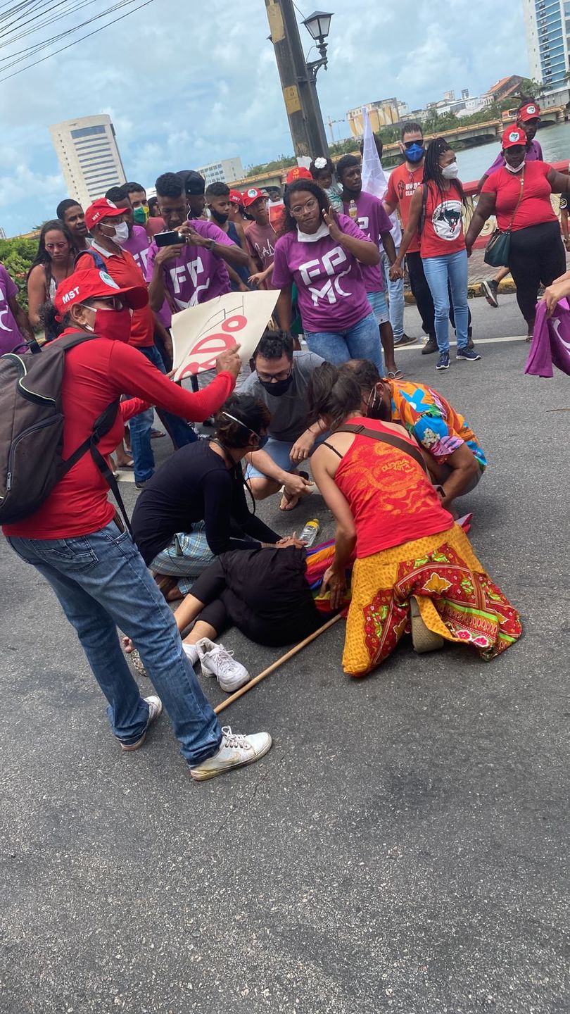 Advogada é atropelada no ato