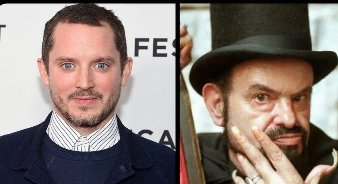 Elijah Wood(esquerda) é conhecido por interpretar 'Frodo' em 'Senhor dos Anéis', e produzirá versão de 'Zé do Caixão'(direita) 