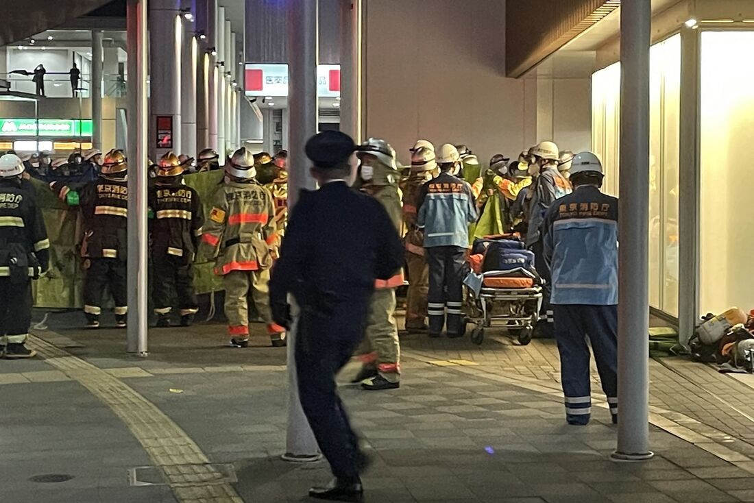 O incidente gerou pânico e caos no Japão, onde os crimes violentos são raros.