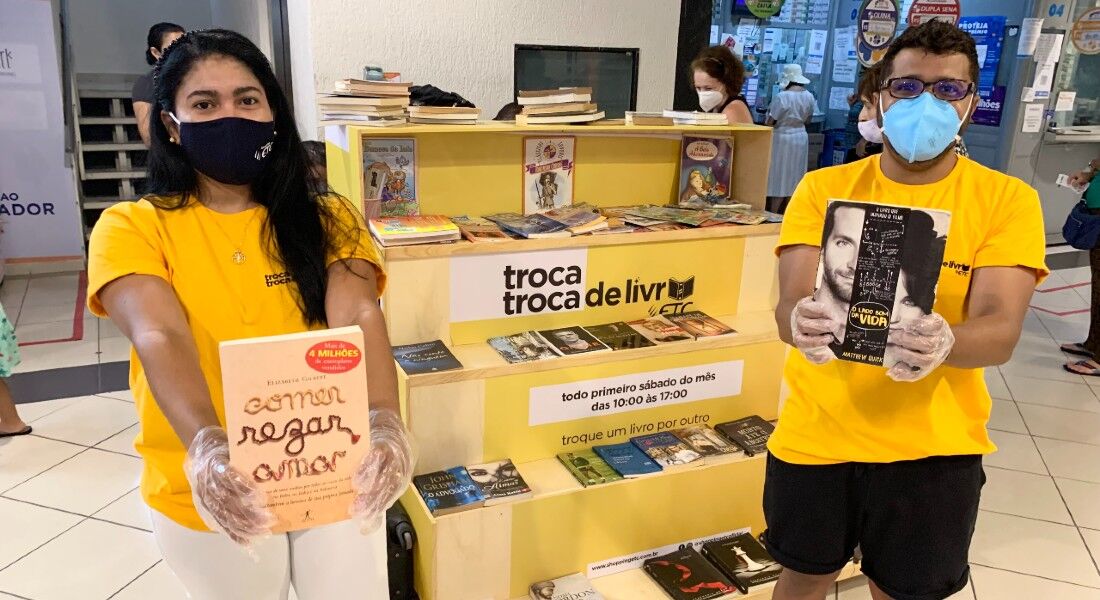 ‘Troca Troca de Livros’ acontece neste sábado (6)