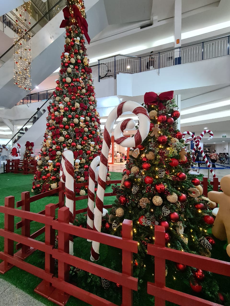 Decoração de natal do Shopping