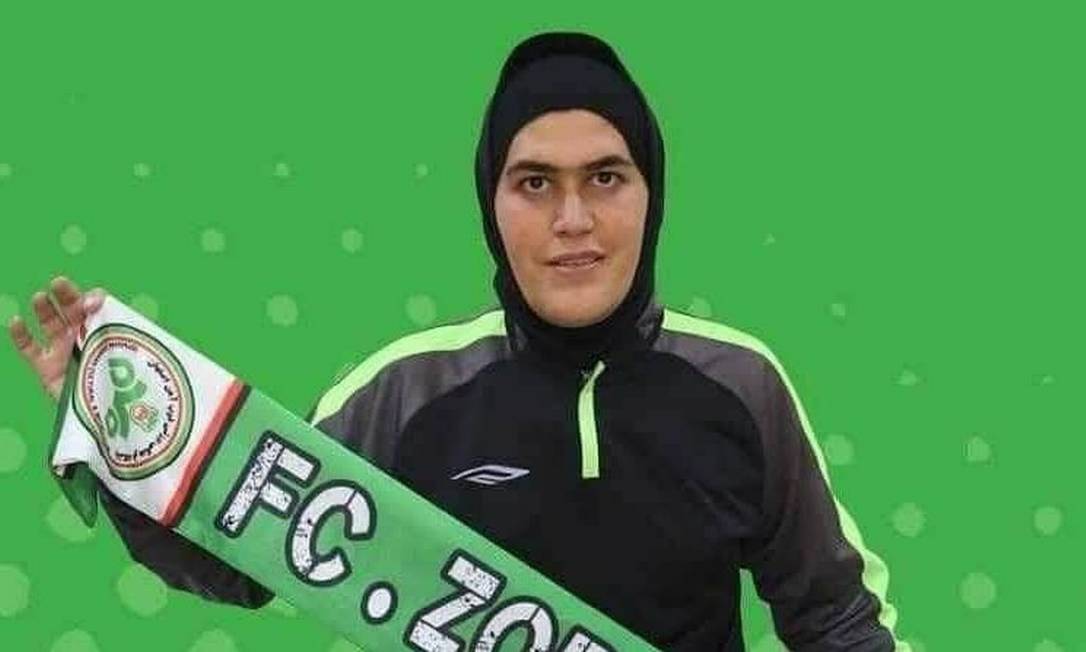 Goleira Zohreh Koudaei, da seleção feminina do Irã