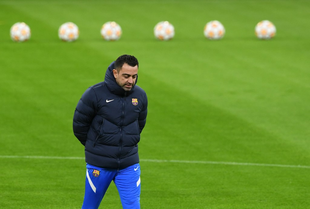 Xavi, treinador do Barcelona