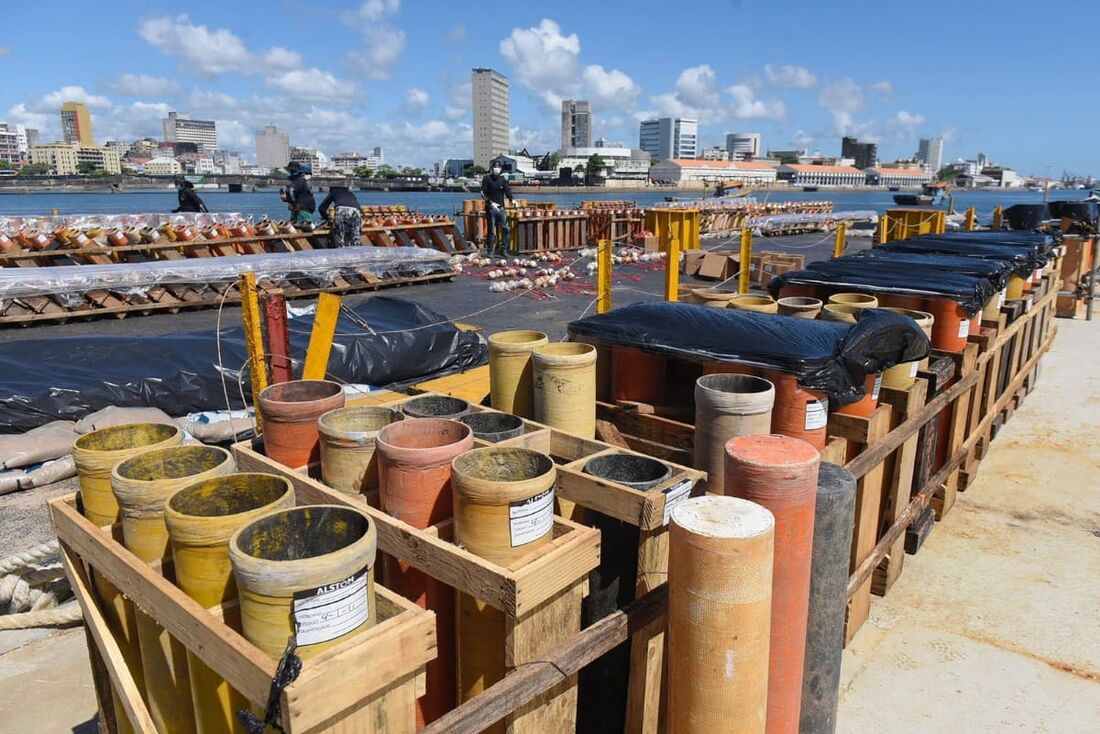 Queima de fogos no Réveillon do Recife