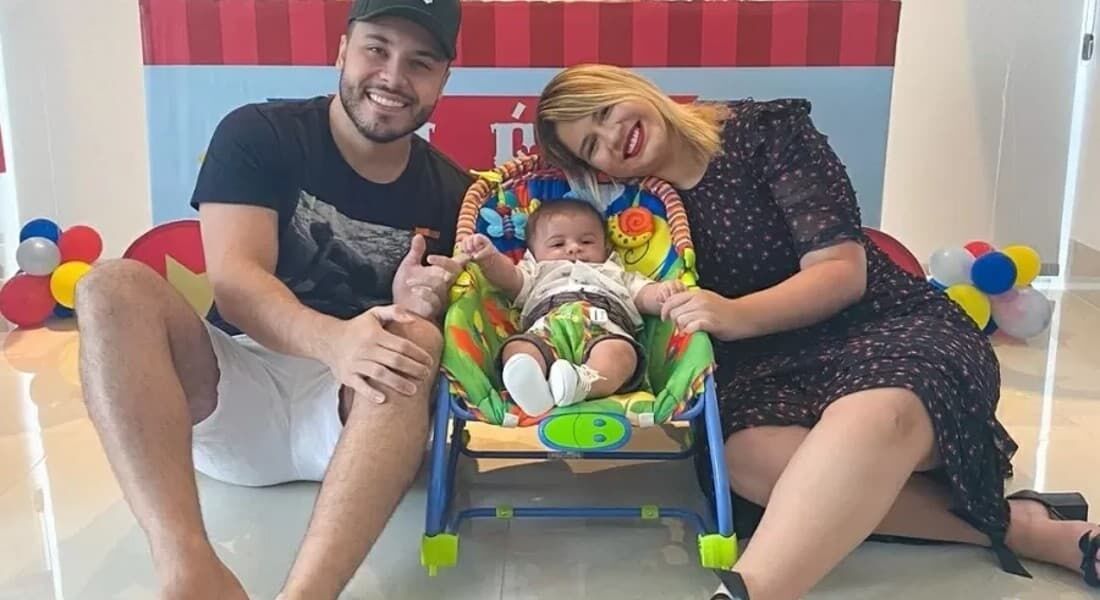 Marilia Mendonça, Murilo Huff e o pequeno Leo