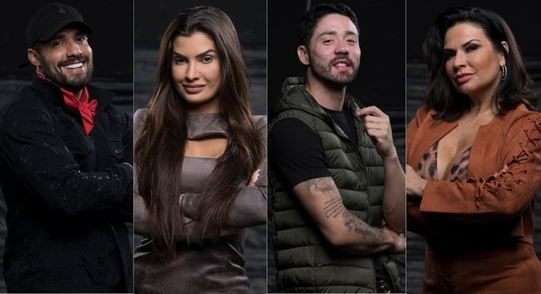 Rico, Marina, Solange e Bil estão na final de A Fazenda 13