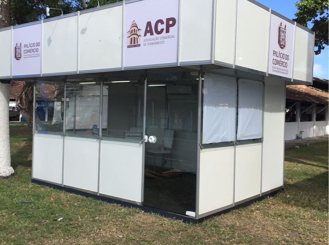 Estande da Associação Comercial de Pernambuco