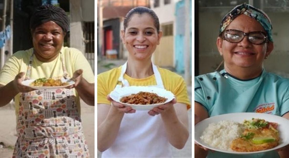 Maria da Conceição, Poliana Rosa Madureira e Sebastiana Mireide Fabrício de Araújo