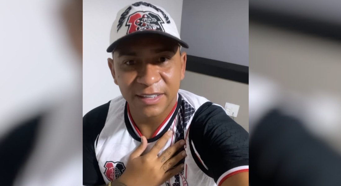 Walter foi recebido por torcedores do Santa Cruz no desembarque