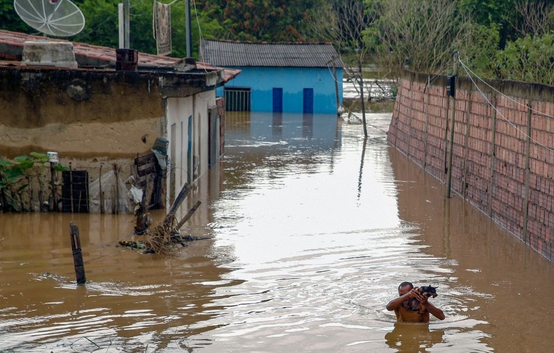 Inundações na Bahia