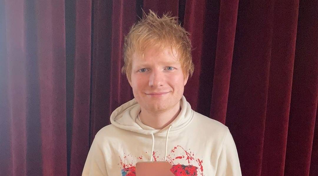 O cantor Ed Sheeran