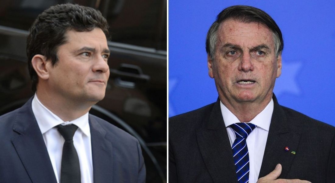 Sério Moro e Jair Bolsonaro