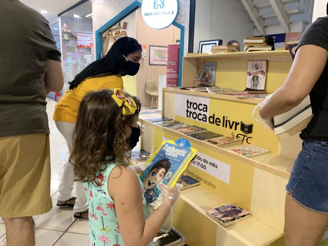 Feira de trocas de livro acontecerá no shopping ETC, na Zona Norte do Recife, neste sábado (4)