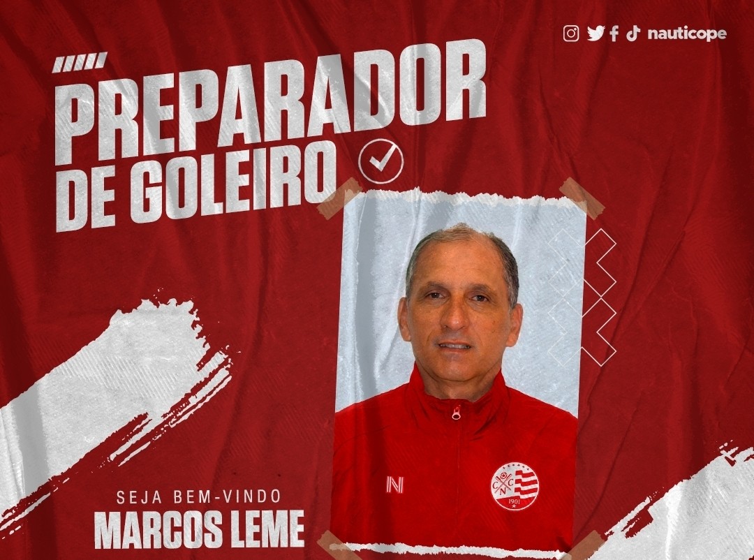 Marcos Leme, novo preparador de goleiros do Náutico