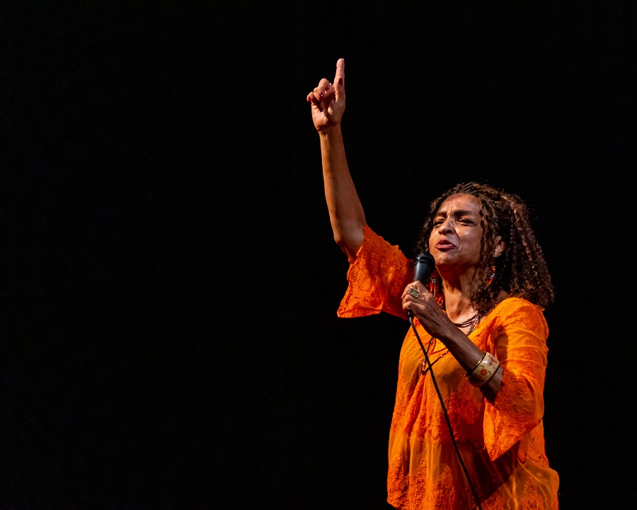 A poetiza, escritora e atriz Elisa Lucinda lança o livro "Quem me leva para passear", nesta segunda (13)