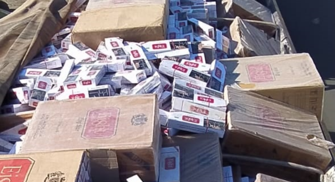 Carga apreendida pela PF