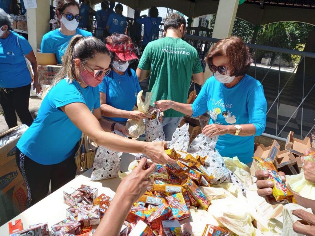 Ação realizada pela Santa Casa de Misericórdia do Recife e Anjos Multiplicadores