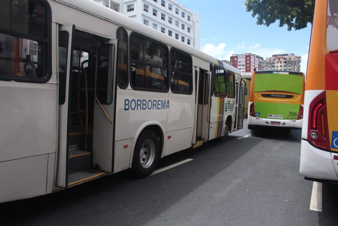 Protesto dos rodoviários no Recife