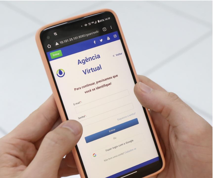 Agência virtual Compesa