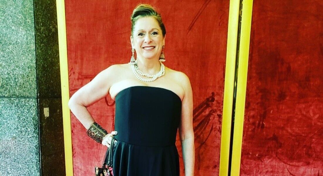 Abigal Disney no Tony Award - prêmio do teatro dos EUA-, em 2019