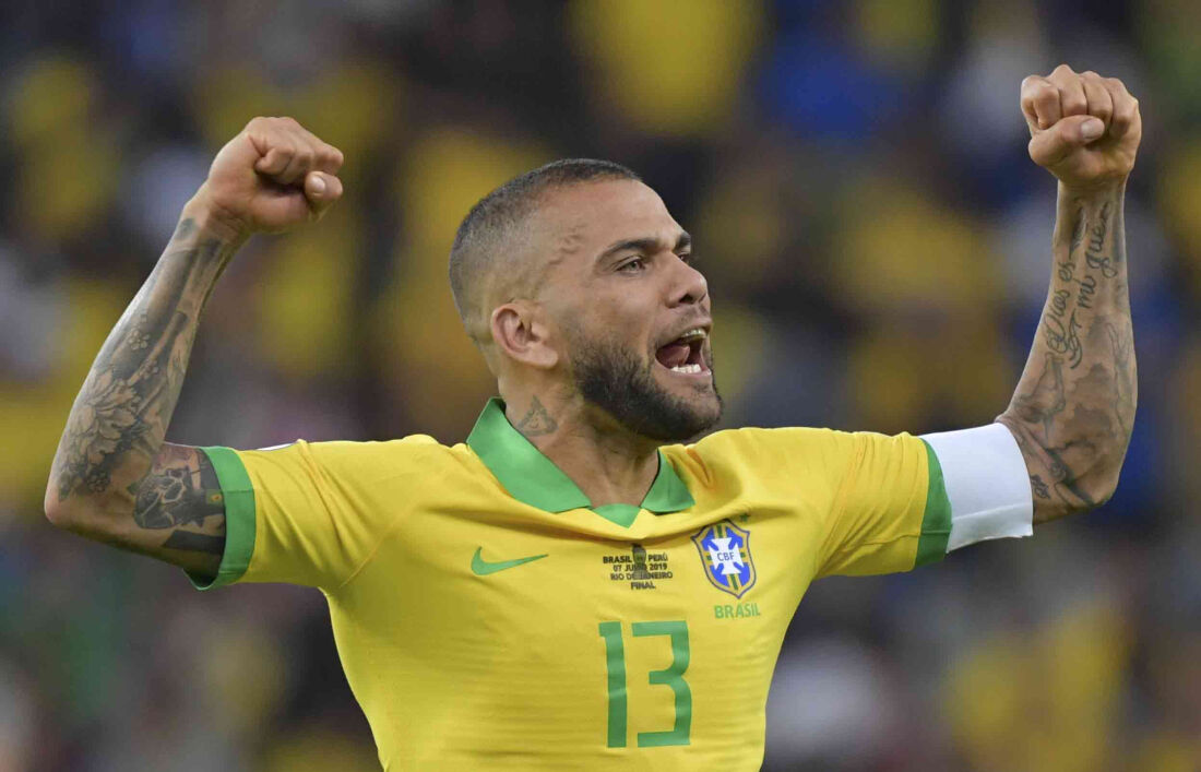 Daniel Alves, lateral-direito da Seleção Brasileira