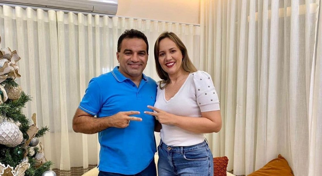 O deputado federal Josimar Maranhãozinho (PL) e a esposa,  deputada Dentinha (PL)