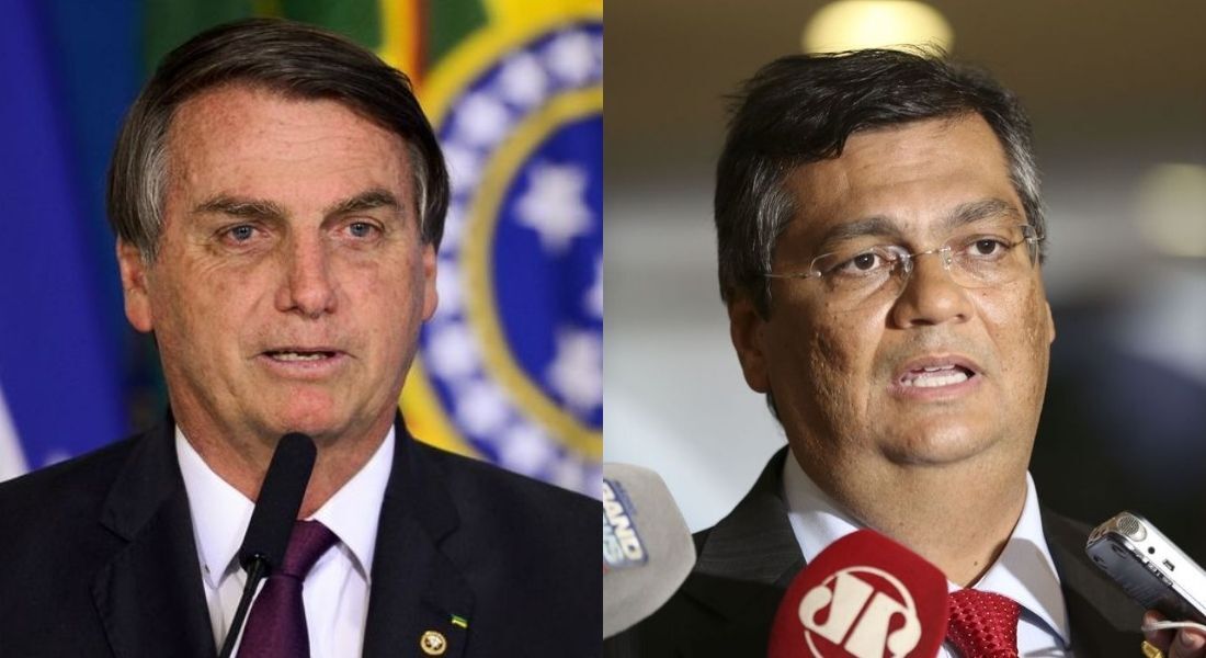 Jair Bolsonaro(PL) e Flávio Dino (PSB) 