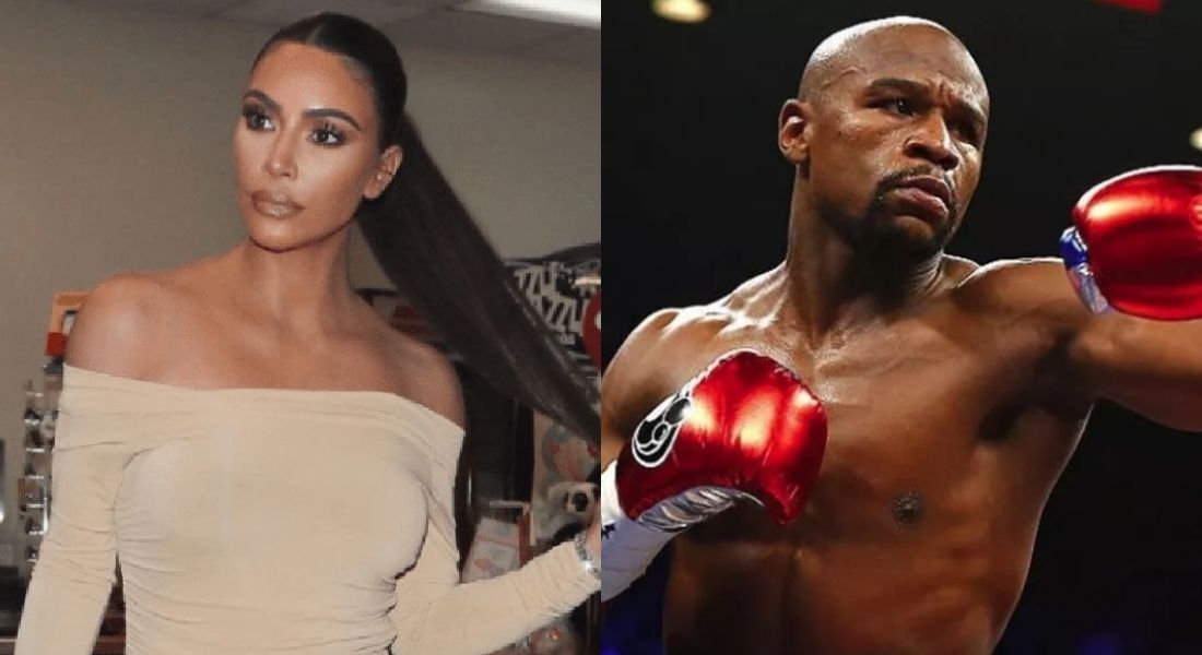 Kim Kardashian e o ex-campeão do boxe Floyd Mayweather Jr.