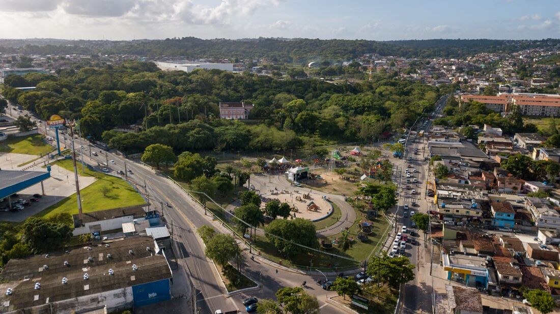 Parque Maria Amazonas, na Vila da Inabi, em Camaragibe, no Grande Recife