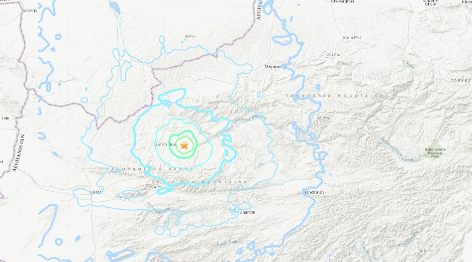 Terremoto no Afeganistão 